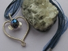 Blue Crystal Heart £8.50