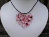 Red wire heart £8.50 can be made in other colours