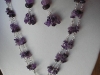 Amethyst necklace and earrings SOLD