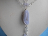 Chalcedony Druzy pendant and earrings £12.50/£3.50 SOLD